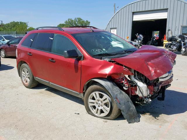 2FMDK36C89BA87331 - 2009 FORD EDGE SE RED photo 1