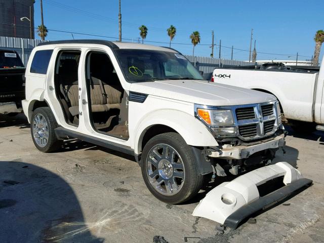 1D8GT58K29W536775 - 2009 DODGE NITRO SLT WHITE photo 1