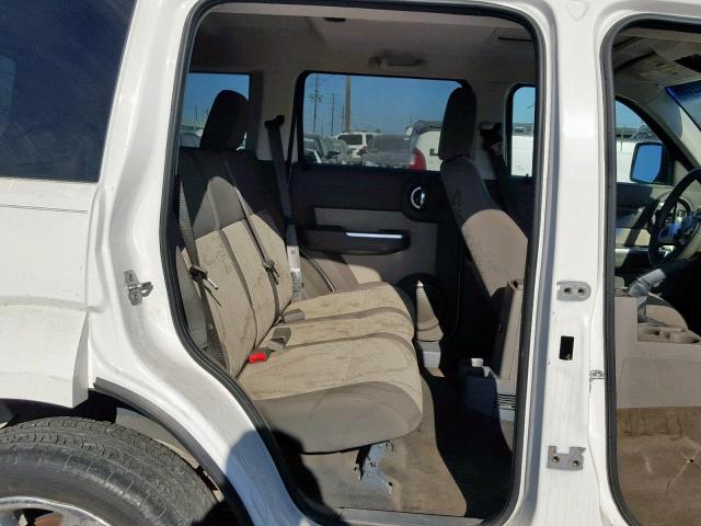 1D8GT58K29W536775 - 2009 DODGE NITRO SLT WHITE photo 6