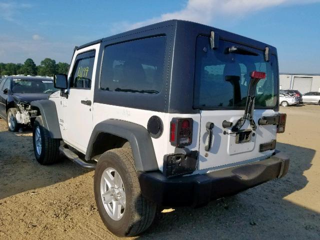 1C4AJWAG5DL538746 - 2013 JEEP WRANGLER S WHITE photo 3