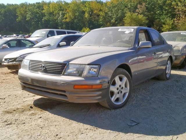 JT8BH28F9V0080054 - 1997 LEXUS LS 400 GRAY photo 2