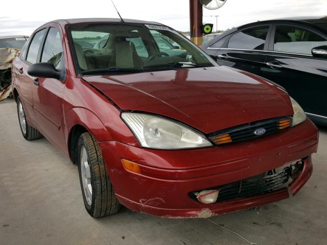 1FAHP38Z44W167828 - 2004 FORD FOCUS ZTS RED photo 1