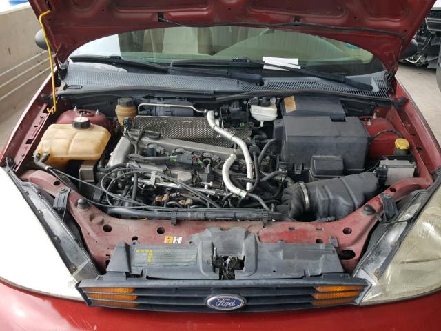 1FAHP38Z44W167828 - 2004 FORD FOCUS ZTS RED photo 7