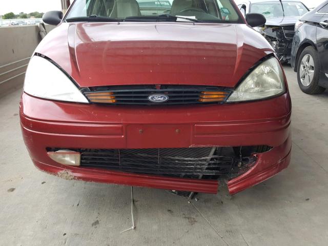 1FAHP38Z44W167828 - 2004 FORD FOCUS ZTS RED photo 9