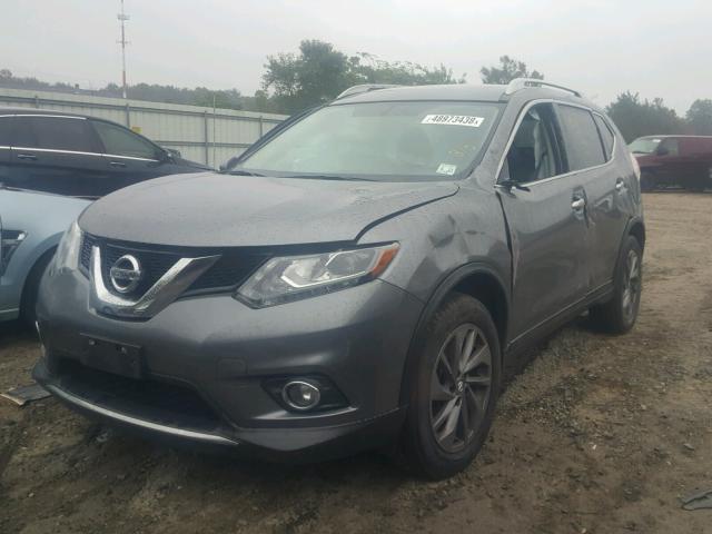 5N1AT2MV3GC860220 - 2016 NISSAN ROGUE S GRAY photo 2