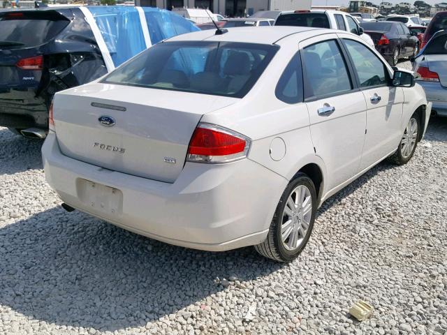 1FAHP3HN1AW245779 - 2010 FORD FOCUS SEL WHITE photo 4