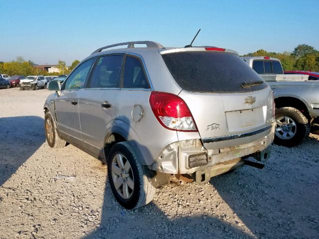 3GNAL2EK9CS561397 - 2012 CHEVROLET CAPTIVA SP SILVER photo 3