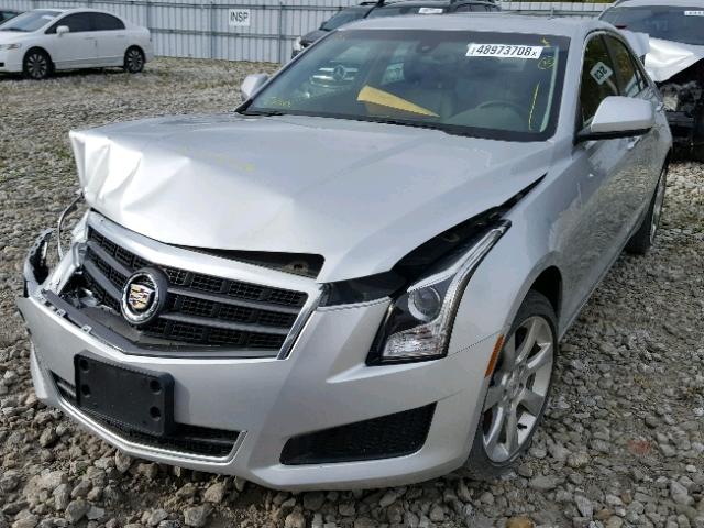 1G6AG5RX5E0193883 - 2014 CADILLAC ATS SILVER photo 2