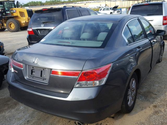 1HGCP2F45CA209488 - 2012 HONDA ACCORD LXP GRAY photo 4