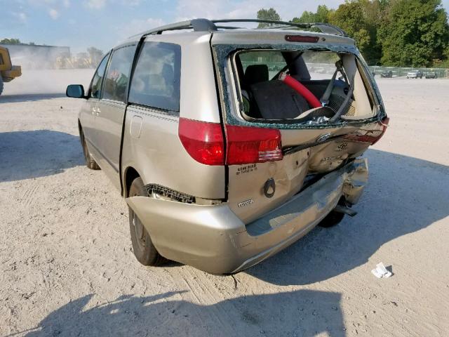 5TDZA23C14S209529 - 2004 TOYOTA SIENNA CE GOLD photo 3