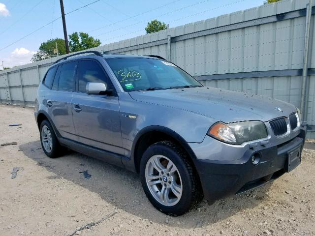 WBXPA93464WC32402 - 2004 BMW X3 3.0I GRAY photo 1