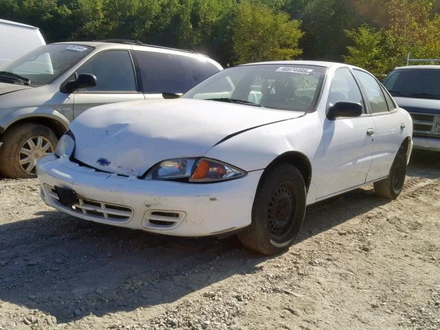 1G1JC524217338008 - 2001 CHEVROLET CAVALIER B WHITE photo 2