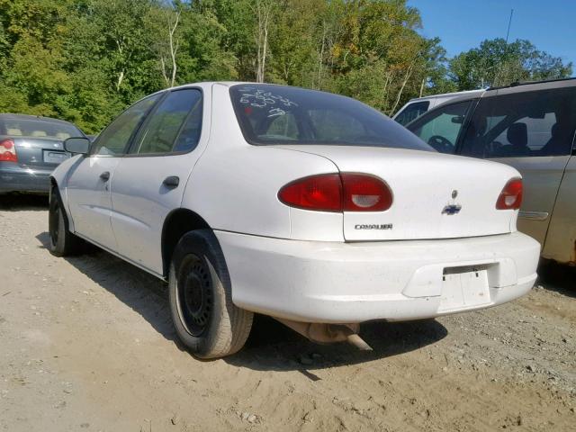 1G1JC524217338008 - 2001 CHEVROLET CAVALIER B WHITE photo 3