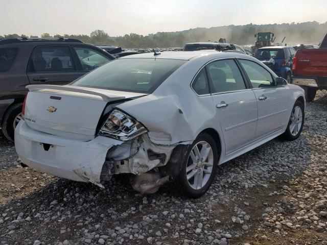 2G1WC5E32C1288378 - 2012 CHEVROLET IMPALA LTZ WHITE photo 4