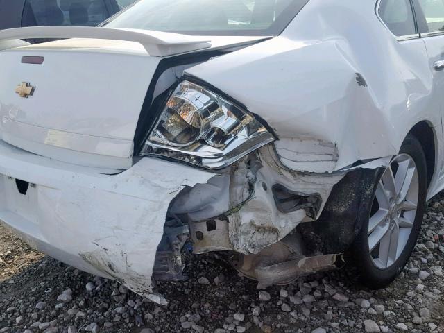 2G1WC5E32C1288378 - 2012 CHEVROLET IMPALA LTZ WHITE photo 9