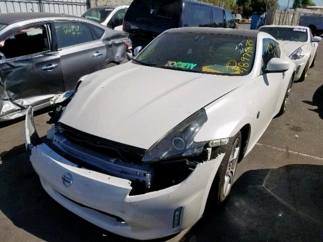 JN1AZ4EH1DM880529 - 2013 NISSAN 370Z BASE WHITE photo 2