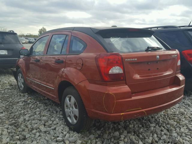 1B3CB2HA5AD551603 - 2010 DODGE CALIBER SE RED photo 3