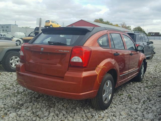 1B3CB2HA5AD551603 - 2010 DODGE CALIBER SE RED photo 4