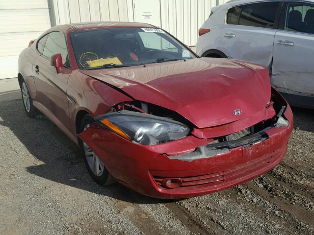 KMHHM65DX7U251211 - 2007 HYUNDAI TIBURON GS BURGUNDY photo 1