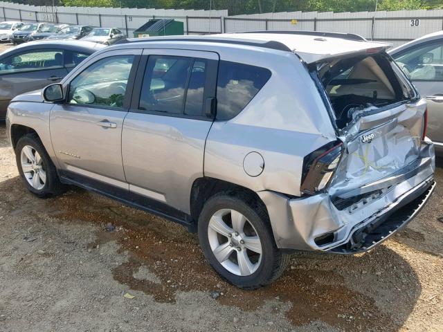 1C4NJDEB3HD106984 - 2017 JEEP COMPASS LA SILVER photo 3