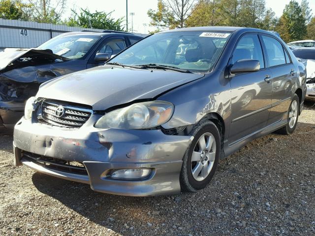 1NXBR32E25Z483690 - 2005 TOYOTA COROLLA S GRAY photo 2