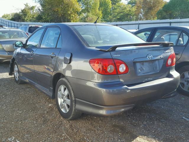 1NXBR32E25Z483690 - 2005 TOYOTA COROLLA S GRAY photo 3