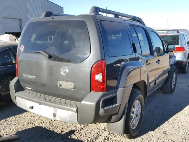 5N1AN0NW3EN803345 - 2014 NISSAN XTERRA X GRAY photo 4