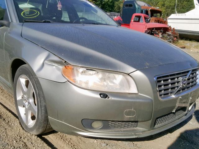 YV1AS982981070279 - 2008 VOLVO S80 3.2 GRAY photo 9