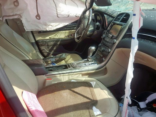 1G11H5SA6DF138363 - 2013 CHEVROLET MALIBU LTZ წითელი ფოტო 5