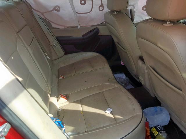 1G11H5SA6DF138363 - 2013 CHEVROLET MALIBU LTZ წითელი ფოტო 6