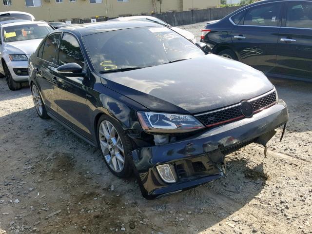 3VW5S7AJ0EM327418 - 2014 VOLKSWAGEN JETTA GLI BLACK photo 1