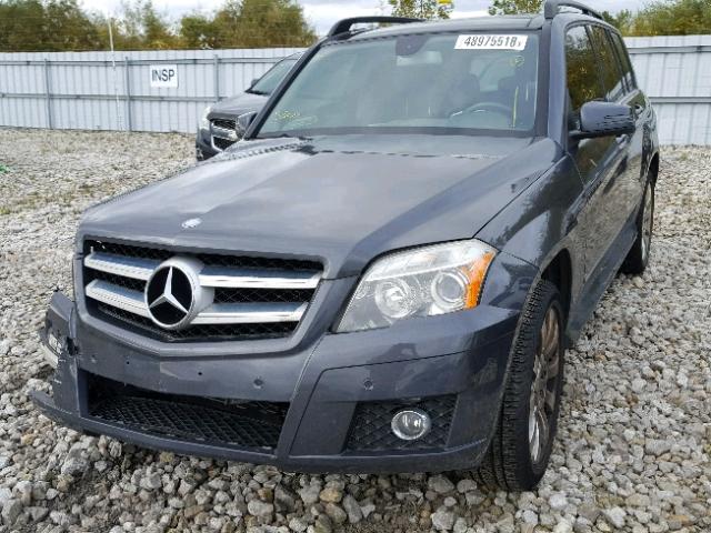 WDCGG8HB1AF257949 - 2010 MERCEDES-BENZ GLK 350 4M BLACK photo 2