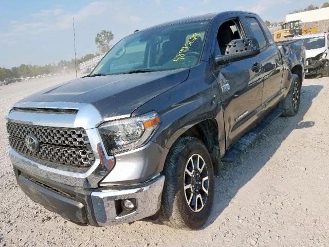 5TFUW5F14JX705213 - 2018 TOYOTA TUNDRA DOU GRAY photo 2