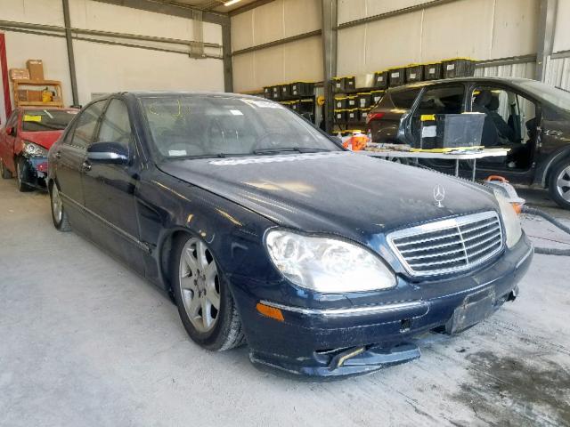 WDBNG75J22A246507 - 2002 MERCEDES-BENZ S 500 BLUE photo 1