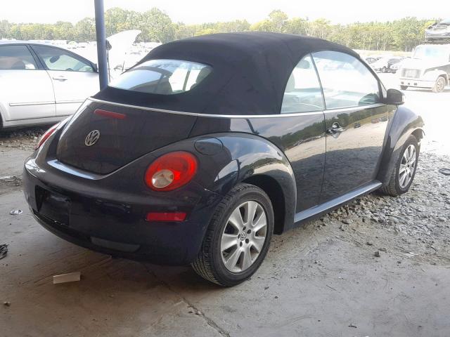 3VWRF31Y89M405610 - 2009 VOLKSWAGEN NEW BEETLE შავი ფოტო 4