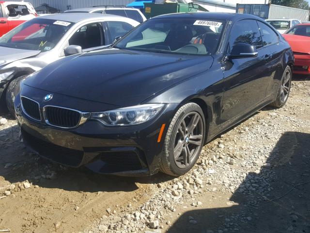 WBA3R1C5XFK193722 - 2015 BMW 435 I BLACK photo 2