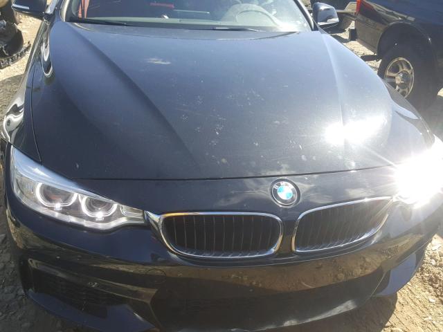 WBA3R1C5XFK193722 - 2015 BMW 435 I BLACK photo 7