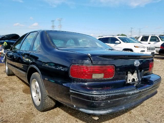 1G1BL52P9SR154432 - 1995 CHEVROLET CAPRICE / BLACK photo 3