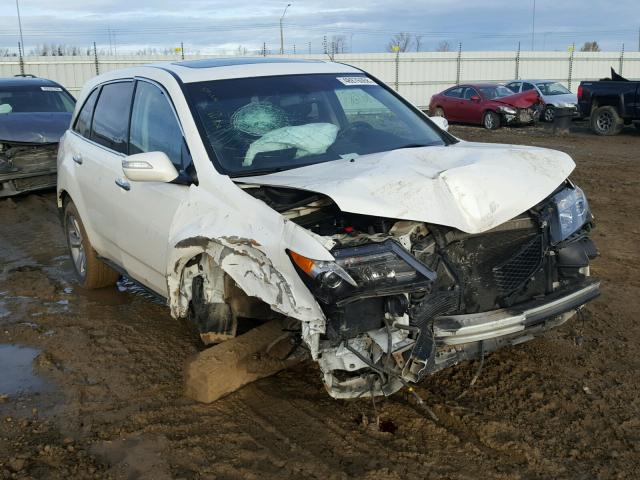 2HNYD2H64DH003491 - 2013 ACURA MDX ADVANC WHITE photo 1