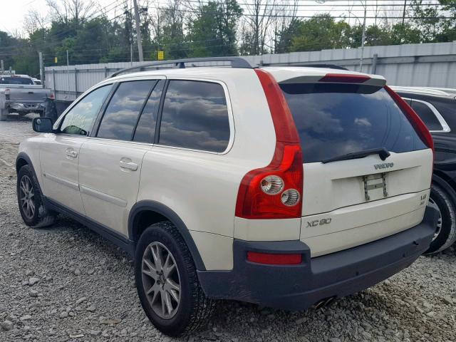 YV4CZ852961243088 - 2006 VOLVO XC90 V8 WHITE photo 3