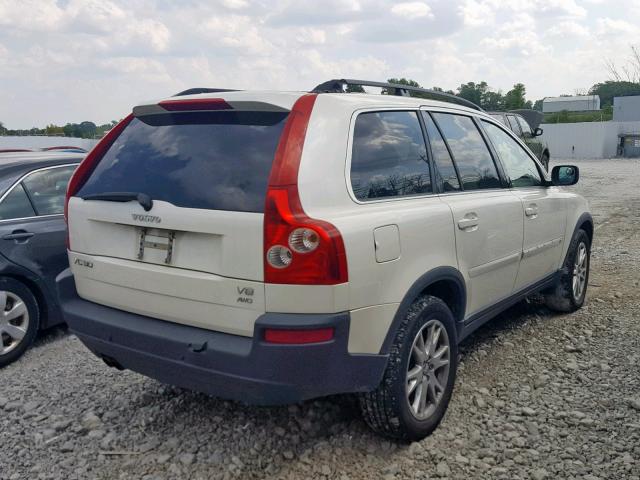 YV4CZ852961243088 - 2006 VOLVO XC90 V8 WHITE photo 4