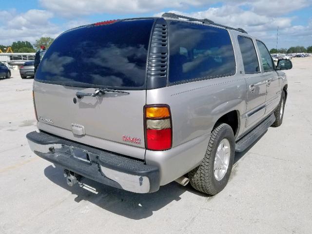 3GKEC16Z75G117378 - 2005 GMC YUKON XL C SILVER photo 4