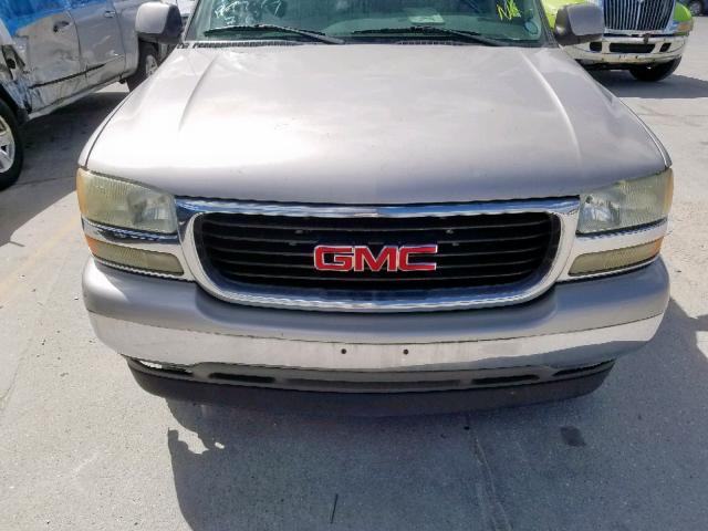 3GKEC16Z75G117378 - 2005 GMC YUKON XL C SILVER photo 9