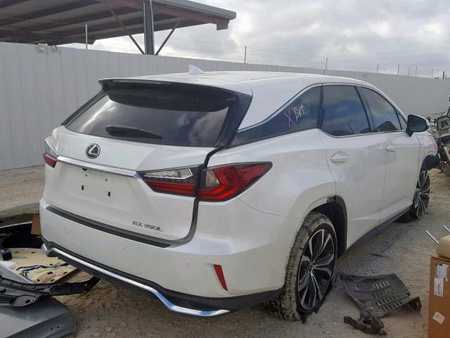 JTJDZKCA0K2015593 - 2019 LEXUS RX 350 L WHITE photo 4