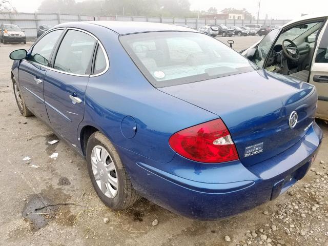 2G4WC532451248464 - 2005 BUICK LACROSSE C BLUE photo 3