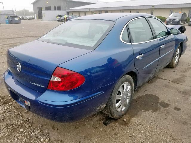 2G4WC532451248464 - 2005 BUICK LACROSSE C BLUE photo 4