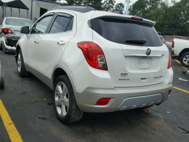 KL4CJBSB7FB048476 - 2015 BUICK ENCORE CON WHITE photo 3