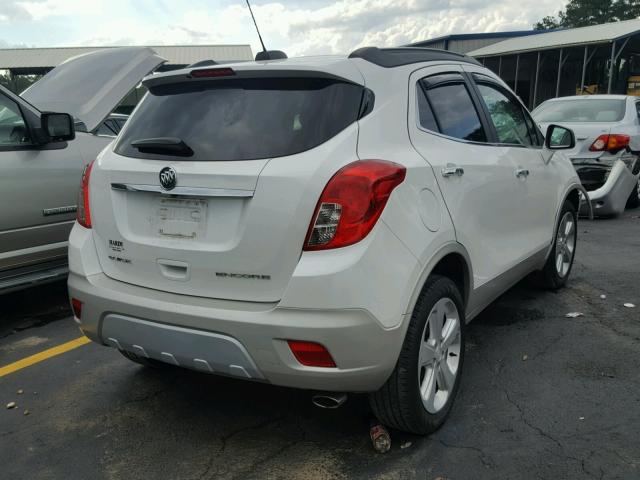 KL4CJBSB7FB048476 - 2015 BUICK ENCORE CON WHITE photo 4