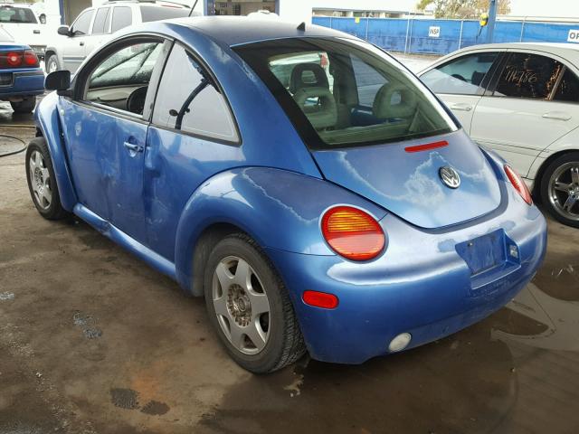 3VWCA21C4XM430553 - 1999 VOLKSWAGEN NEW BEETLE BLUE photo 3