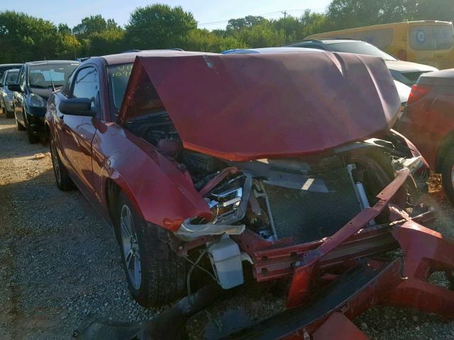 1ZVBP8AM8B5109698 - 2011 FORD MUSTANG RED photo 1